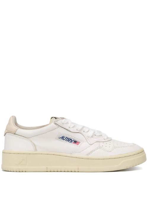 Perforated leather sneakers AUTRY | AULWGG04GOAT WHITE